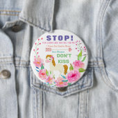 Stop! Jouw Germen zijn te groot voor mij. Ronde Button 4,0 Cm (In situ)