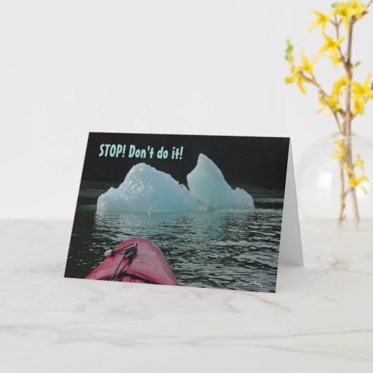 Stop! Kaart (Gele Bloem)