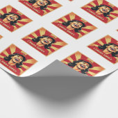 Stop Kamunisme Harris Walz 2024 Genosse Kamala Cadeaupapier (Hoek)