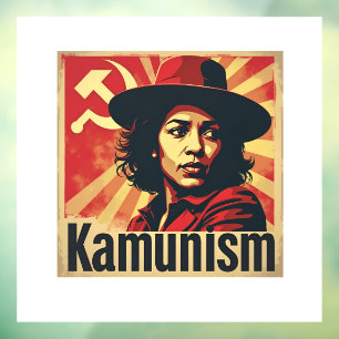 Stop Kamunisme Harris Walz 2024 Genosse Kamala Raamsticker
