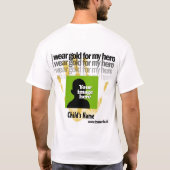 Stop kinderkanker —  t-shirt (Achterkant)