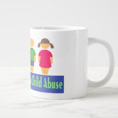 Stop kindermisbruik - Jumbo-Mok Grote Koffiekop (Rechts)