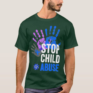 Stop kindermisbruik - kindermisbruik, stoppen met  t-shirt