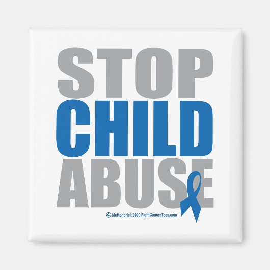 Stop kindermisbruik magneet (Voorkant)