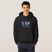 Stop Kindermisbruik Preventie van Kindermisbruik B Hoodie (Voorkant volledig)