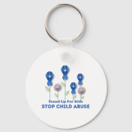 Stop kindermisbruik sleutelhanger