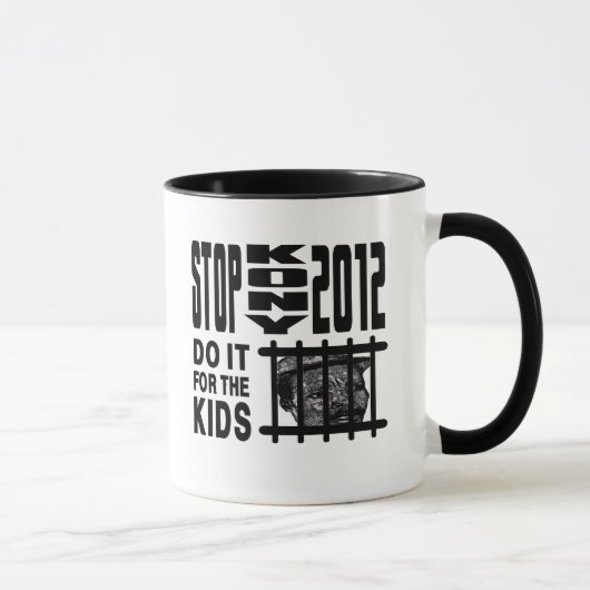 Stop Kony 2012 - Doe het voor de KINDEREN Mok (Rechts)
