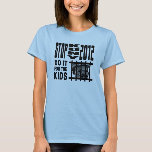 Stop Kony 2012 - Doe het voor de KINDEREN T-shirt (Voorkant)