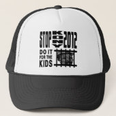 Stop Kony 2012 - Doe het voor de KINDEREN Trucker Pet (Voorkant)