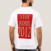 Stop Kony 2012 T-shirt (Achterkant)