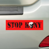 Stop Kony Bumpersticker (Op auto)
