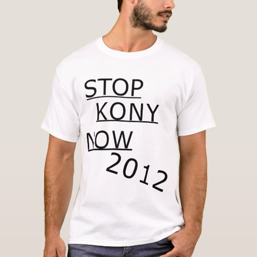 STOP KONY NEE T-Shirt (Voorkant)