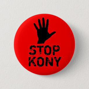 Stop Kony Ronde Button 5,7 Cm