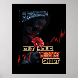 Stop loss | Motivatie | Fantasie handelsontwerp Poster