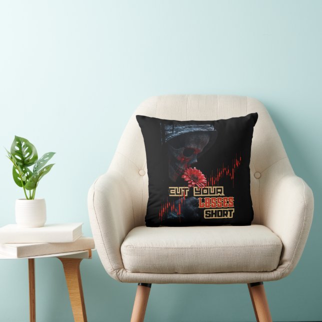 Stop loss | Motivation | Fantasy trade Design Kussen (Stoel)