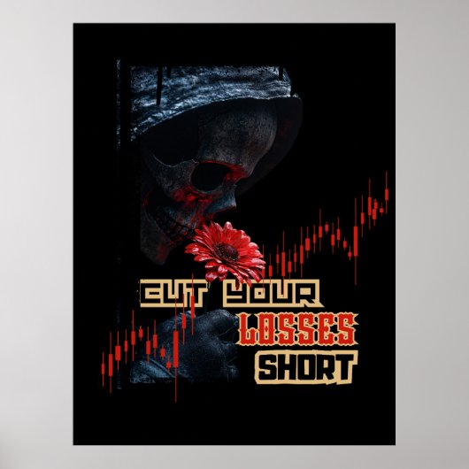 Stop loss | Motivation | Fantasy trade Design Poster (Voorkant)