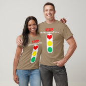 Stop Love grappig T-shirt (Unisex)