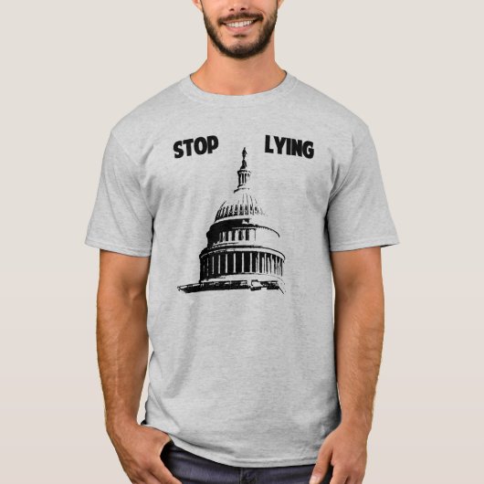 STOP LYING T-SHIRT (Voorkant)