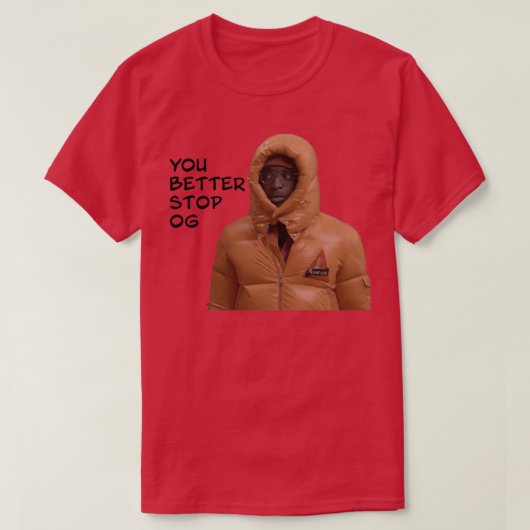 Stop maar met OG Anunoby T-shirt (Design voorkant)