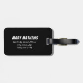 Stop me nu terug Bagagelabel (Achterkant horizontaal)