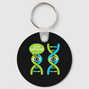Stop Me Te Kopiëren Funny Science Pun DNA Grappige Sleutelhanger