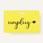 Stop me terug in de elektrische contactdoos met OK Badge (Voorkant)