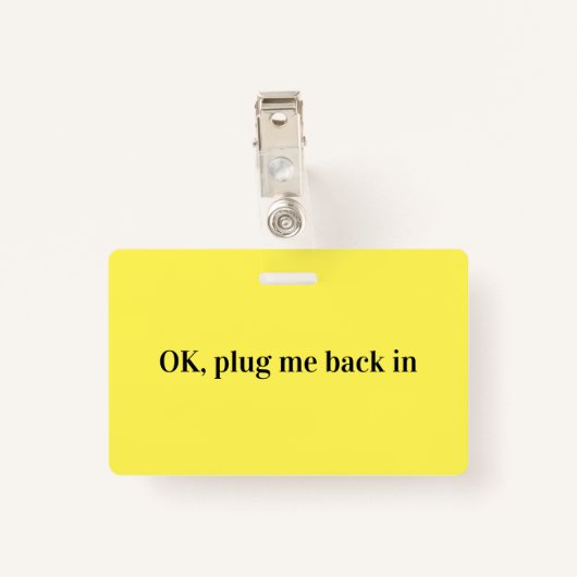 Stop me terug in de elektrische contactdoos met OK Badge (Achterkant met clip)