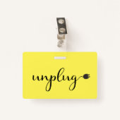 Stop me terug in de elektrische contactdoos met OK Badge (Voorkant met clip)