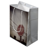 STOP MEDIUM CADEAUZAKJE (Voorkant Gekanteld)