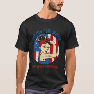 Stop mensenhandel - bekijk de film t-shirt