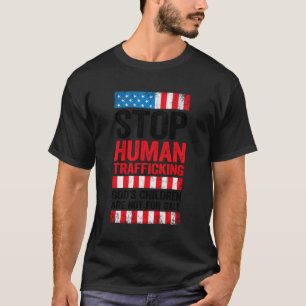 Stop mensenhandel - Gods kinderen zijn niet voor T-shirt