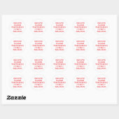 STOP MENSENHANDEL Hankamer Artjunkhaus COMIC Ronde Sticker (Vel)