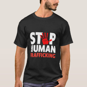 Stop mensenhandel T-shirt - einde mensenhandel