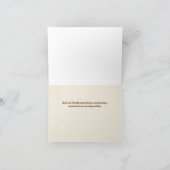 Stop met apen rond groomman voorstel notitiekaartje (Binnen)