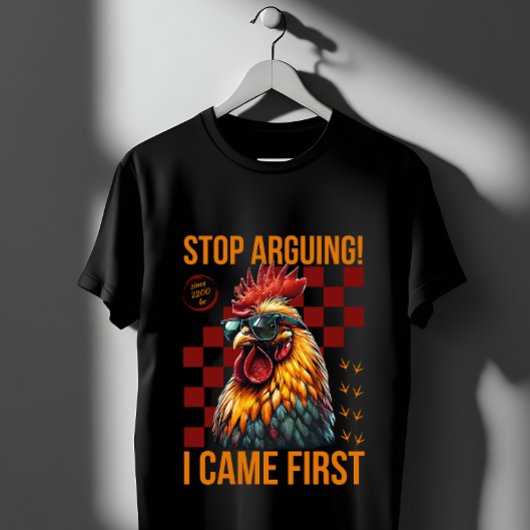 Stop met argumenteren dat ik het eerste grappige h t-shirt