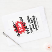 STOP MET BENDE-STAKLING STICKER (Envelop)