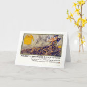 Stop met bloed in je bedrijf kaart (Gele Bloem)