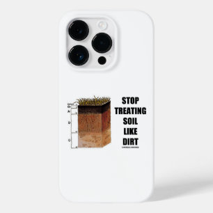 Stop met bodembehandeling als vuile bodemhorizons Case-Mate iPhone 14 pro hoesje