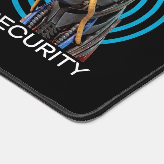 Stop met daarop te klikken! IT-beveiliging grappig Bureaumat (Hoek)