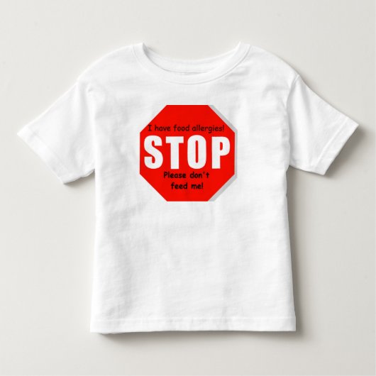 Stop met de allergie Toddler Tshirt (Voorkant)