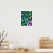 Stop met de bloemen te ruiken poster (Keuken)