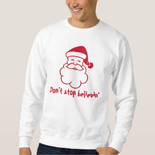 Stop met de kerstman te geloven   Vreemde kersttru Trui