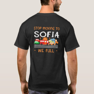 Stop met de overstap naar Sofia: Bulgarije Humor B T-shirt