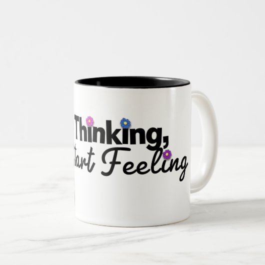 Stop met denken begin Mok te voelen (Voorkant rechts)
