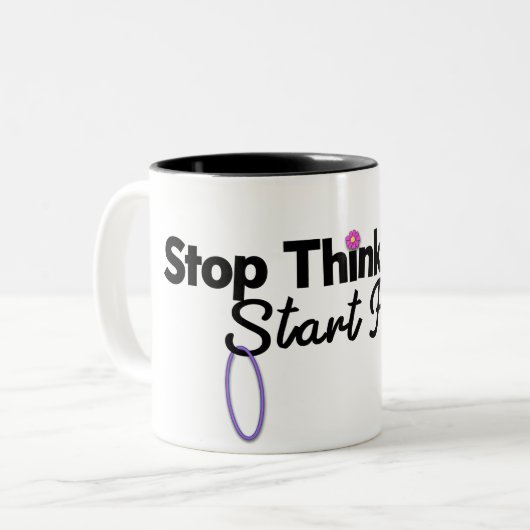 Stop met denken begin Mok te voelen (Voorkant links)