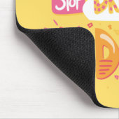 Stop met dromen, begin met Bleek geel doen Muismat (Hoek)