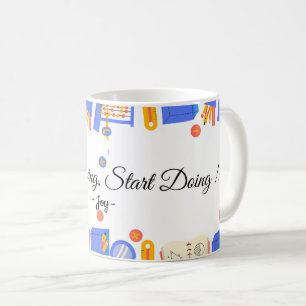 Stop met dromen, begin met doen Quote Mok -Persoon