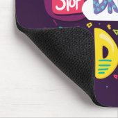 Stop met dromen, begin met donker Paarse Muismat (Hoek)