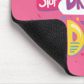 Stop met dromen, begin met donker violet muismat (Hoek)