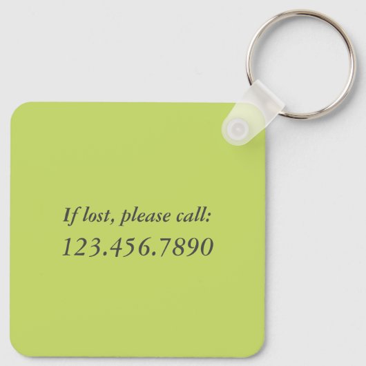 Stop met dromen, begin met het doen van soft Limoe Sleutelhanger (Achterkant)